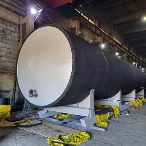 Резервуар стальной горизонтальный РГС-110 м3 утепление K-FLEX IC CLAD