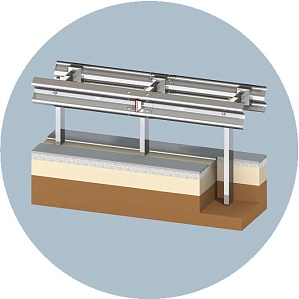 Барьерные дорожные ограждения 11ДД 350-1,1-1,5-1,2
